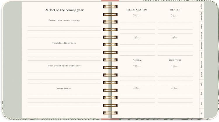 Produktbild: Life Planner Decor Green flow 26/27