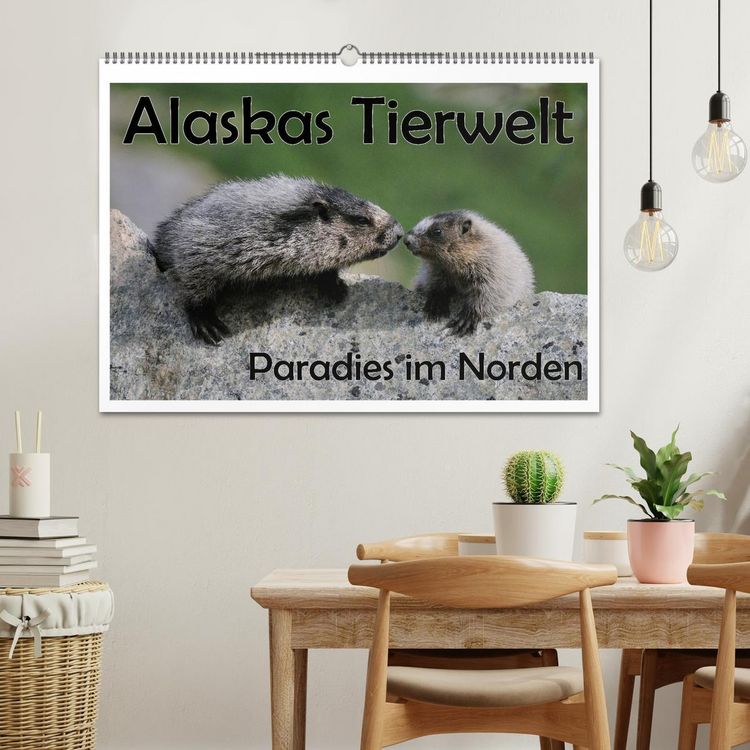 Produktbild: Alaskas Tierwelt - Paradies im Norden (Wandkalender 2026 DIN A2 quer), CALVENDO Monatskalender