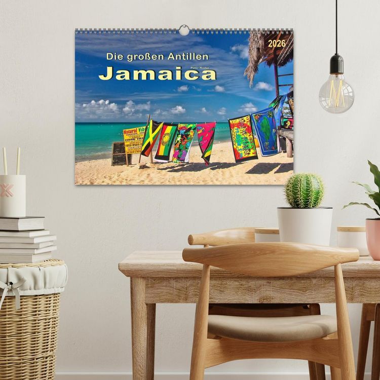 Produktbild: Die gro&szlig;en Antillen - Jamaica (Wandkalender 2026 DIN A3 quer), CALVENDO Monatskalender