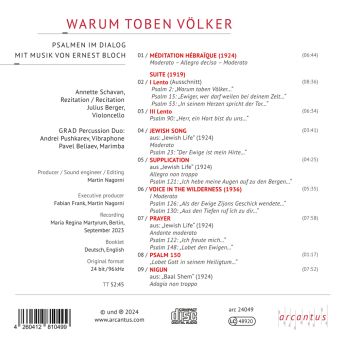 Produktbild: Warum toben V&ouml;lker-Psalmen im Dialog mit Musik