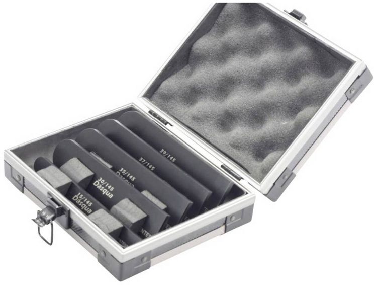 Produktbild: Dasqua 1801-0110-A Premium-Magnet-Parallel-Set mit Griff Produktabmessung, L&auml;nge: 125mm