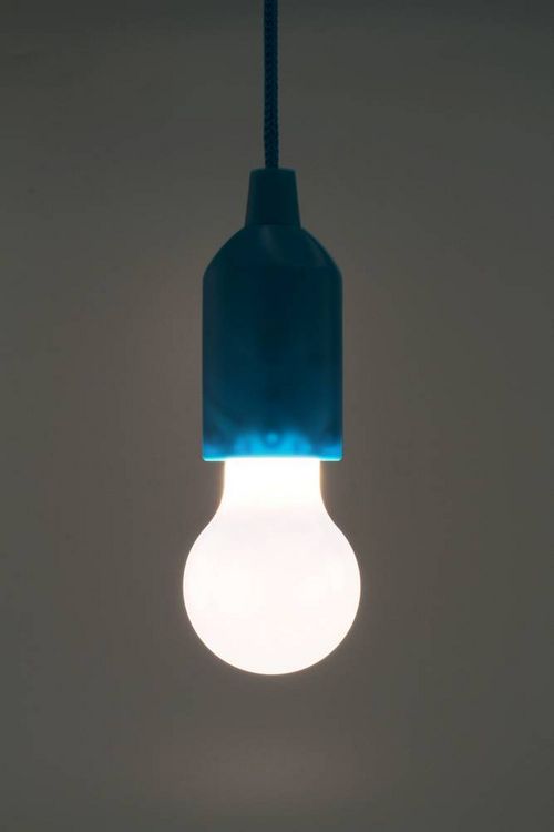 Produktbild: HyCell 1600-0174 Pull-Light PL LED Camping-Leuchte 25 lm batteriebetrieben 50 g Blau