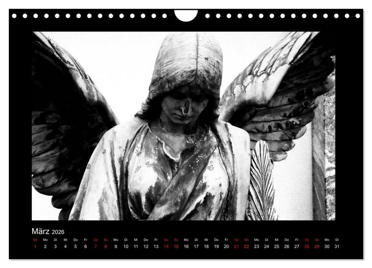 Produktbild: Die Engel von Melaten (Wandkalender 2026 DIN A4 quer), CALVENDO Monatskalender