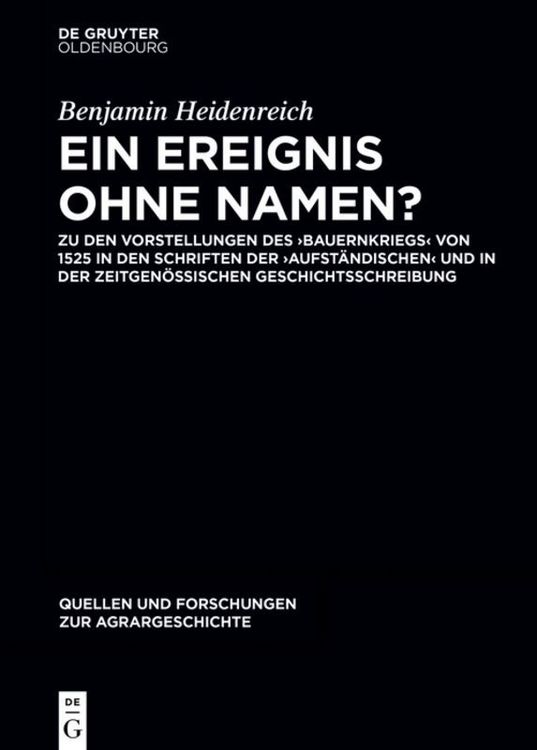 Produktbild: Ein Ereignis ohne Namen?