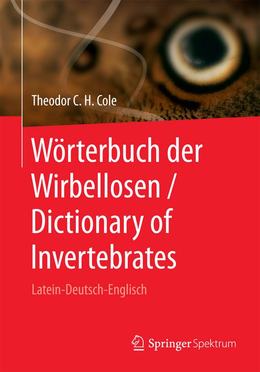 Produktbild: W&ouml;rterbuch der Wirbellosen / Dictionary of Invertebrates