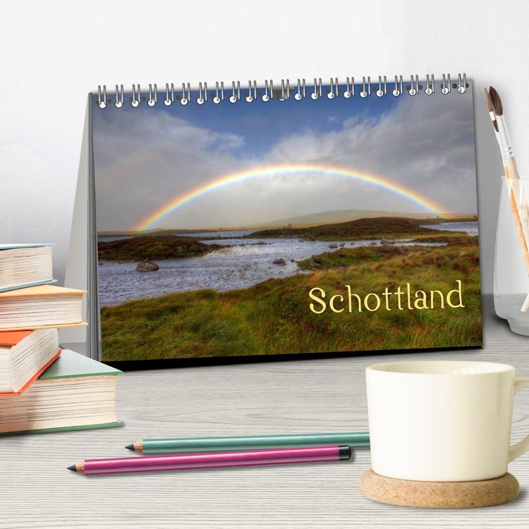 Produktbild: Schottland (Tischkalender 2026 DIN A5 quer), CALVENDO Monatskalender