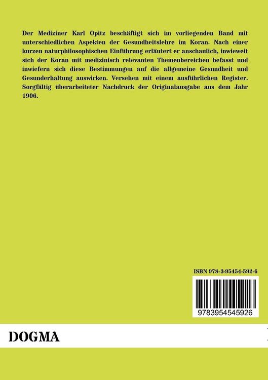 Produktbild: Die Medizin im Koran