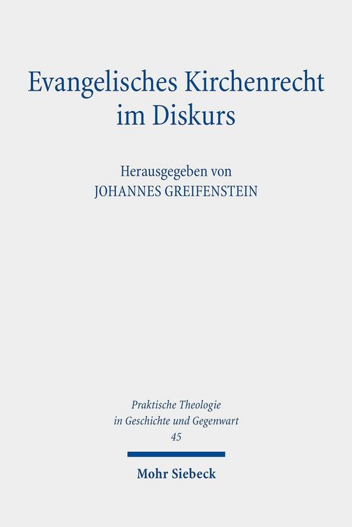 Produktbild: Evangelisches Kirchenrecht im Diskurs