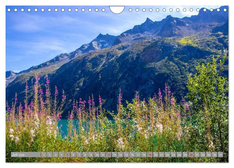 Produktbild: Die Zillertaler Alpen (Wandkalender 2026 DIN A4 quer), CALVENDO Monatskalender