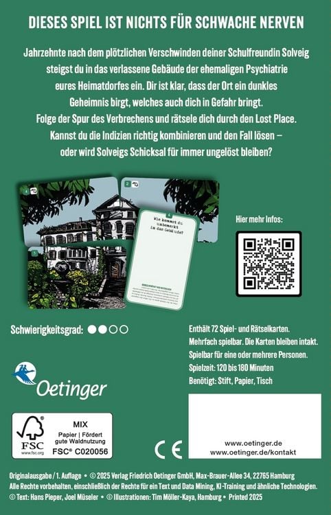 Produktbild: Crime Places. Das Sanatorium