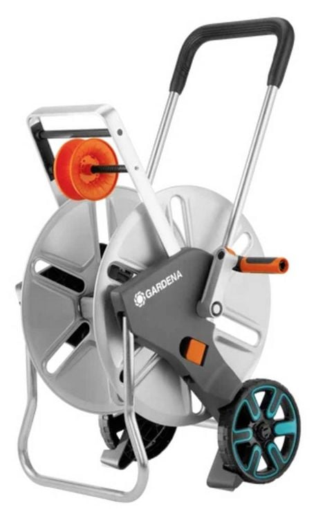Produktbild: GARDENA 18550-20 CleverRoll L Easy Metall Schlauchwagen 1 St. Silber