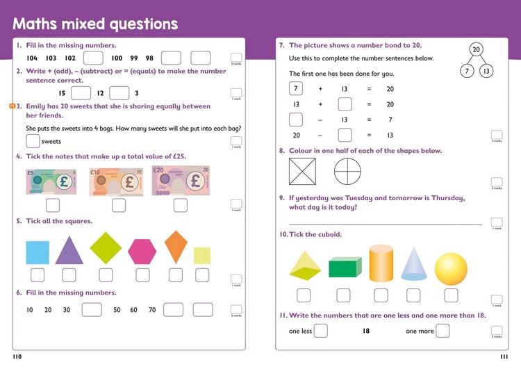 Produktbild: Year 1 Maths and English KS1 Targeted Study & Practice Book