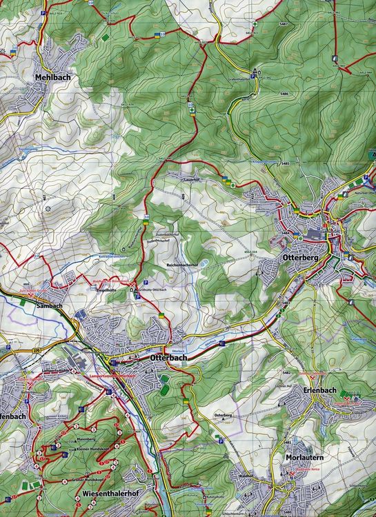 Produktbild: Pf&auml;lzerwald 3. Blatt 41-548, 1 : 25 000