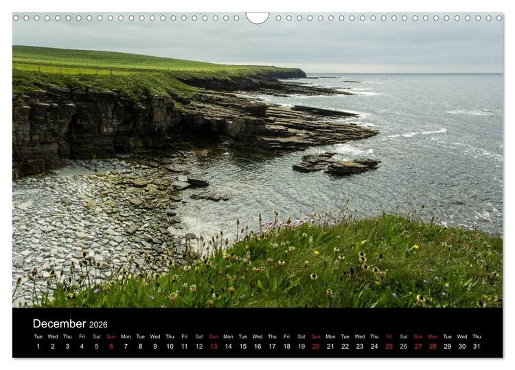 Produktbild: The Mainland Orkney - Scotland's Islands (Wall Calendar 2026 DIN A3 landscape), CALVENDO 12 Month Wall Calendar