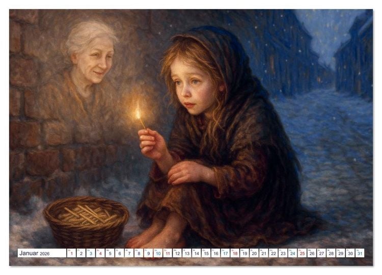 Produktbild: Hans Christian Andersen. Sein Leben, seine Werke (Wandkalender 2026 DIN A4 quer), CALVENDO Monatskalender
