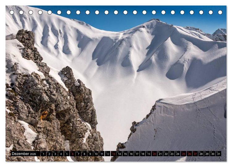 Produktbild: "Bergpixel" Faszination Bergwandern (Tischkalender 2026 DIN A5 quer), CALVENDO Monatskalender