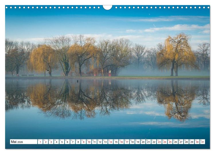 Produktbild: Halle-Saale - Meine Stadt im Spiegel (Wandkalender 2026 DIN A3 quer), CALVENDO Monatskalender