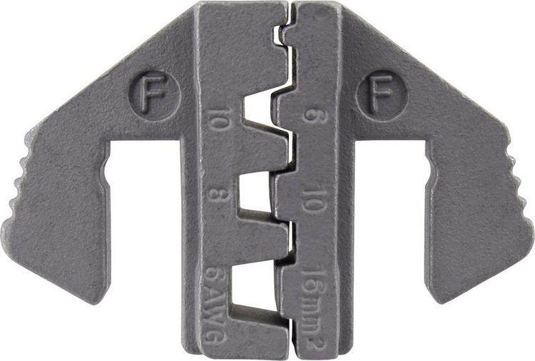 Produktbild: TOOLCRAFT PLE-0F Crimpeinsatz Aderendh&uuml;lsen 6 bis 16 mm&sup2; Passend f&uuml;r Marke (Zangen):TOOLCRAFT PZ-500