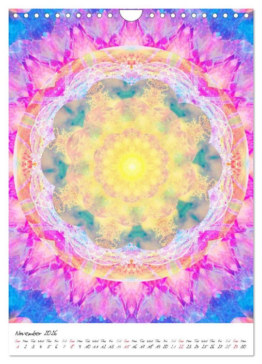 Produktbild: MANDALA COMPOSITIONS (Wall Calendar 2026 DIN A4 portrait), CALVENDO 12 Month Wall Calendar