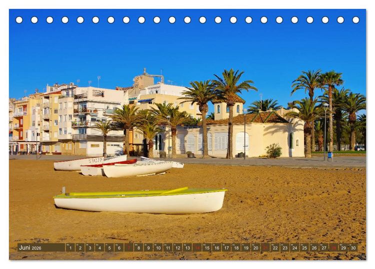 Produktbild: Costa de Ponent - Unterwegs zwischen Barcelona und Tarragona (Tischkalender 2026 DIN A5 quer), CALVENDO Monatskalender