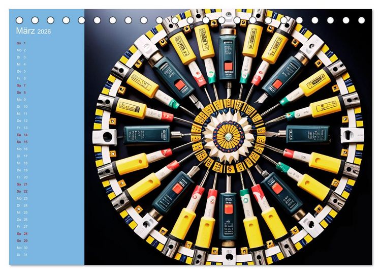 Produktbild: Werkzeug-Magie (Tischkalender 2026 DIN A5 quer), CALVENDO Monatskalender