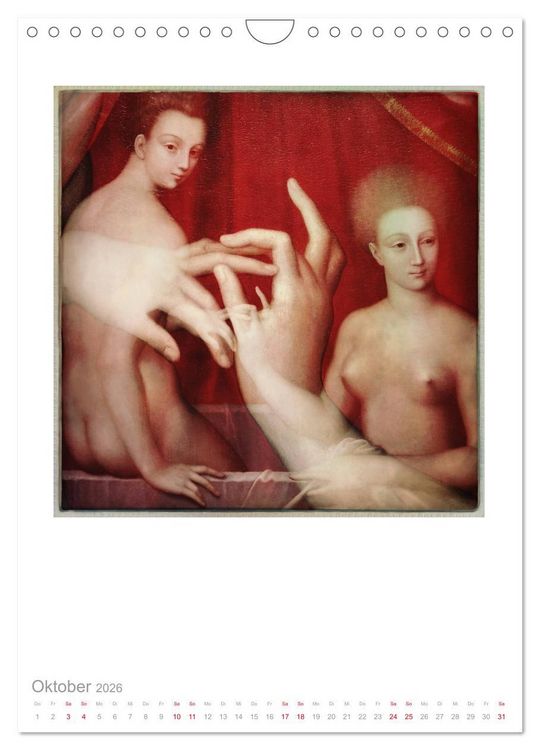 Produktbild: Florenz, Uffizien (Wandkalender 2026 DIN A4 hoch), CALVENDO Monatskalender