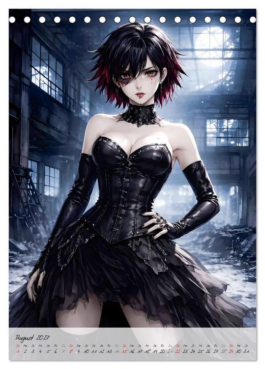 Produktbild: Vampire Couture (Tischkalender 2027 DIN A5 hoch), CALVENDO Monatskalender