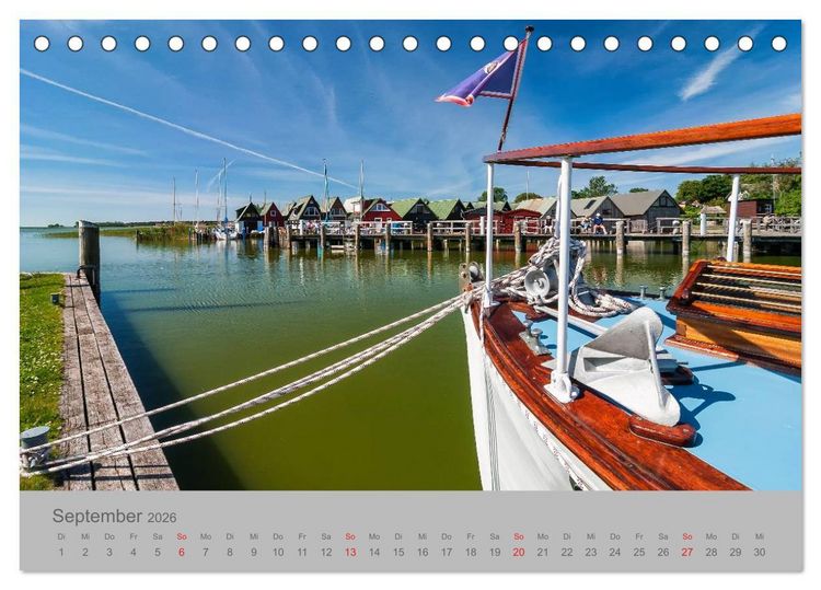 Produktbild: Ostsee, Fischland-Dar&szlig; (Tischkalender 2026 DIN A5 quer), CALVENDO Monatskalender