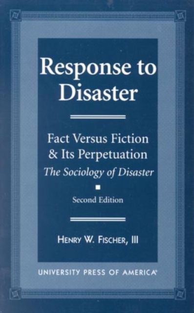 Produktbild: Response To Disaster 2/e