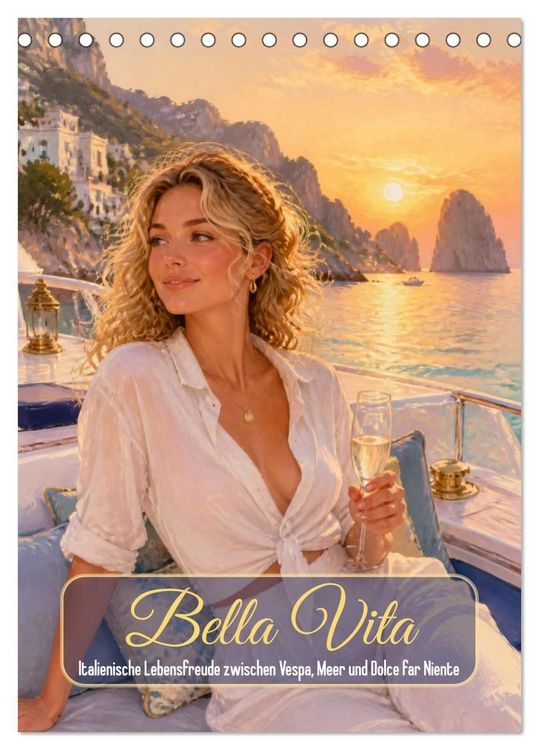 Produktbild: Bella Vita (Tischkalender 2027 DIN A5 hoch), CALVENDO Monatskalender