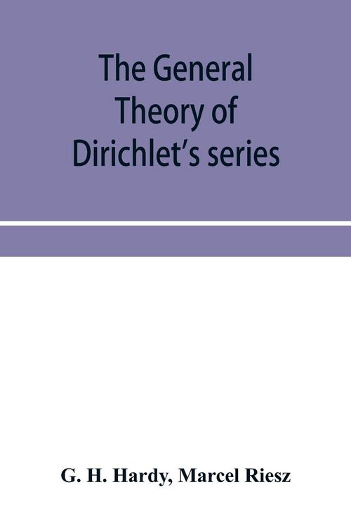 Produktbild: The general theory of Dirichlet's series