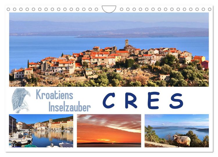Produktbild: Kroatiens Inselzauber, Cres (Wandkalender 2026 DIN A4 quer), CALVENDO Monatskalender