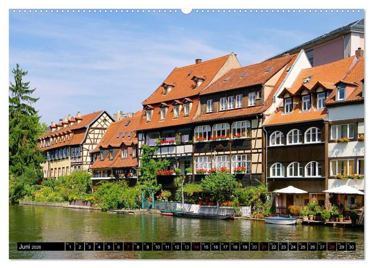 Produktbild: Bamberg und Fr&auml;nkische Schweiz (hochwertiger Premium Wandkalender 2026 DIN A2 quer), Kunstdruck in Hochglanz