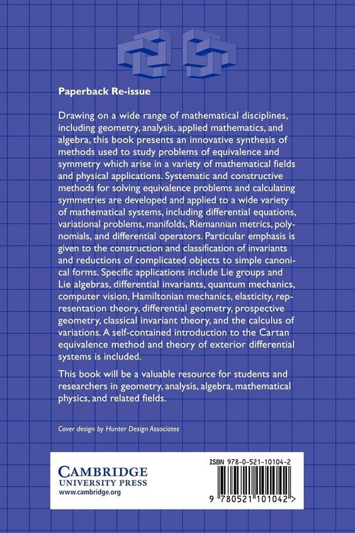 Produktbild: Equivalence, Invariants and Symmetry