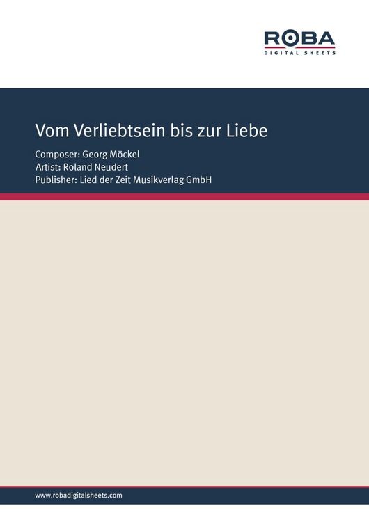 Produktbild: Vom Verliebtsein bis zur Liebe
