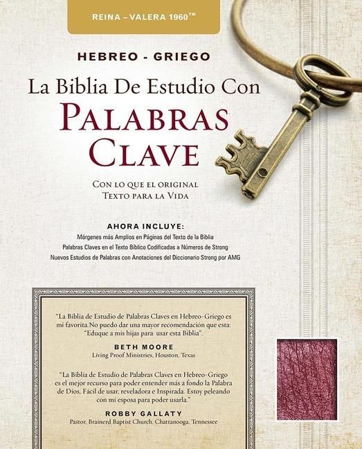 Produktbild: The Hebrew-Greek Key Word Study Bible Spanish Edition