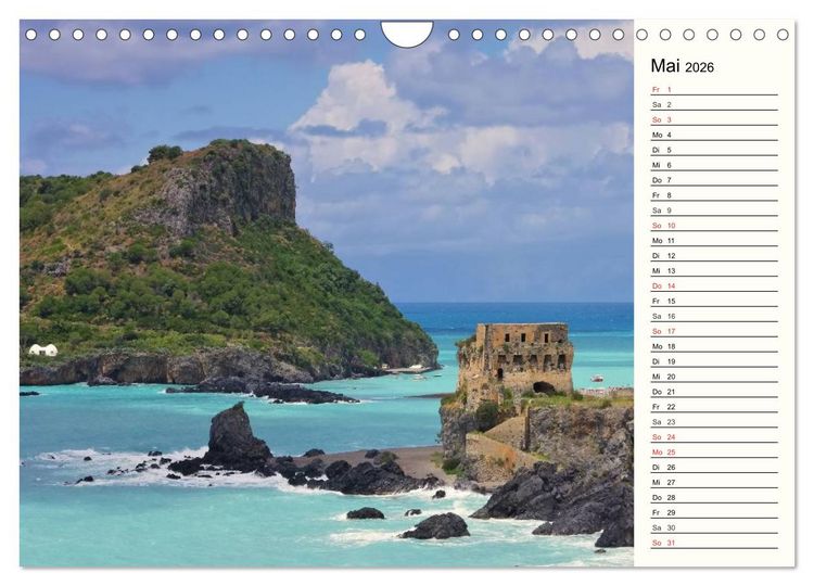 Produktbild: Kalabrien (Wandkalender 2026 DIN A4 quer), CALVENDO Monatskalender