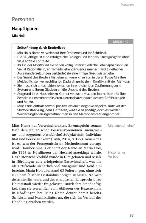 Produktbild: Lekt&uuml;rehilfen Juli Zeh, Corpus Delicti. Ein Prozess