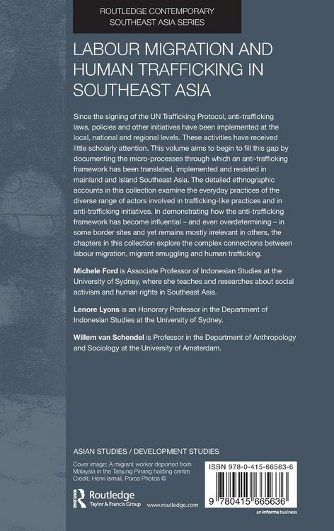 Produktbild: Labour Migration and Human Trafficking in Southeast Asia