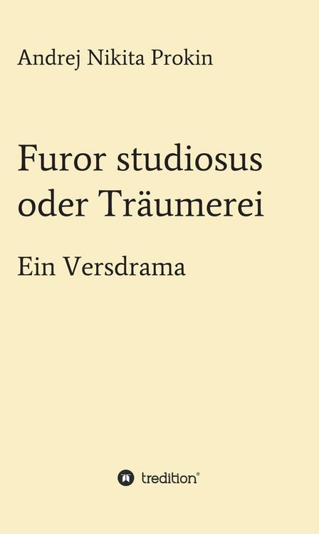 Produktbild: Furor studiosus oder Tr&auml;umerei