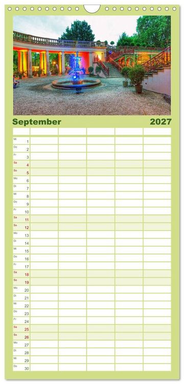 Produktbild: Familienplaner 2027 - Schwerin - Welterbe mit 5 Spalten (Wandkalender, 21 x 45 cm) CALVENDO