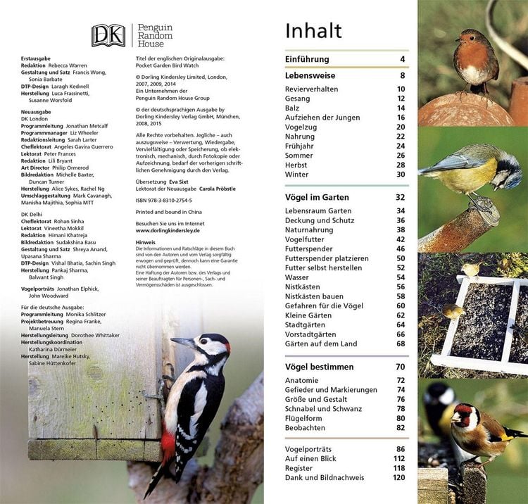 Produktbild: Gartenv&ouml;gel beobachten und bestimmen