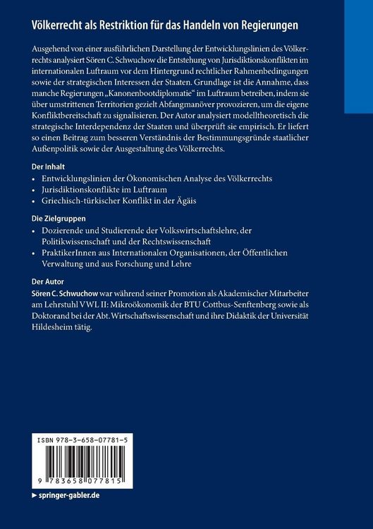 Produktbild: V&ouml;lkerrecht als Restriktion f&uuml;r das Handeln von Regierungen