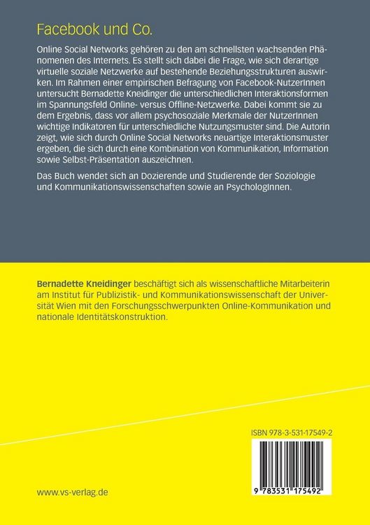 Produktbild: Facebook und Co.