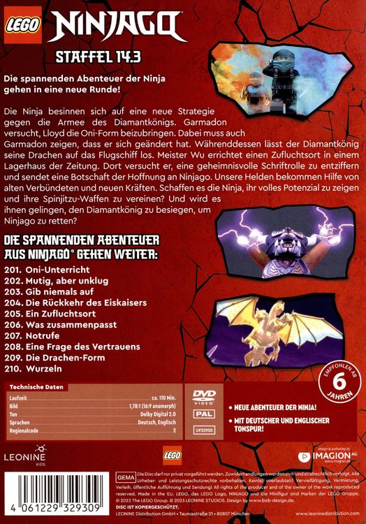 Produktbild: LEGO Ninjago - Staffel 14.3