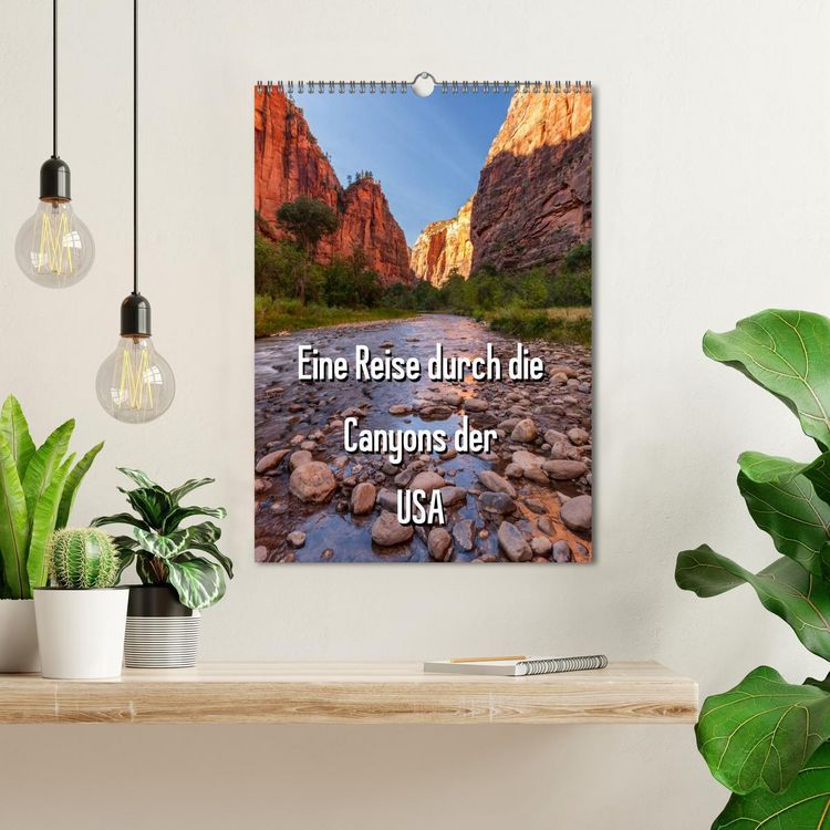 Produktbild: Eine Reise durch die Canyons der USA (Wandkalender 2026 DIN A3 hoch), CALVENDO Monatskalender