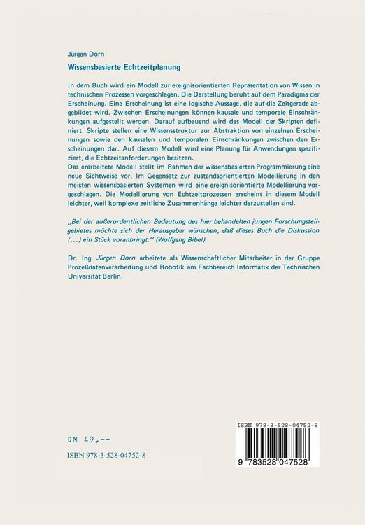 Produktbild: Wissensbasierte Echtzeitplanung