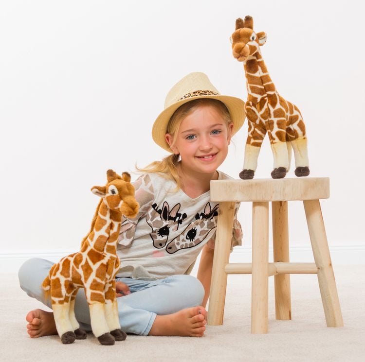 Produktbild: Teddy Hermann 905875 - Pl&uuml;sch-Giraffe, 38 cm