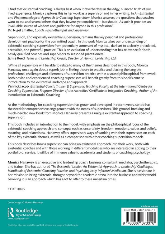 Produktbild: An Existential and Phenomenological Approach to Coaching Supervision