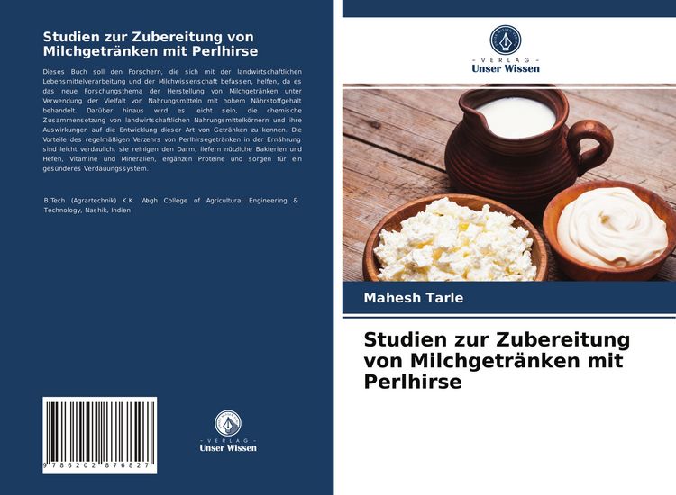 Produktbild: Studien zur Zubereitung von Milchgetr&auml;nken mit Perlhirse